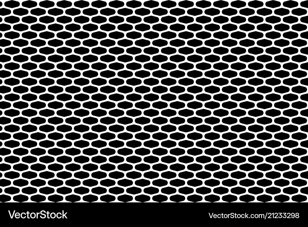 Hexagonal Mesh Pattern vector image