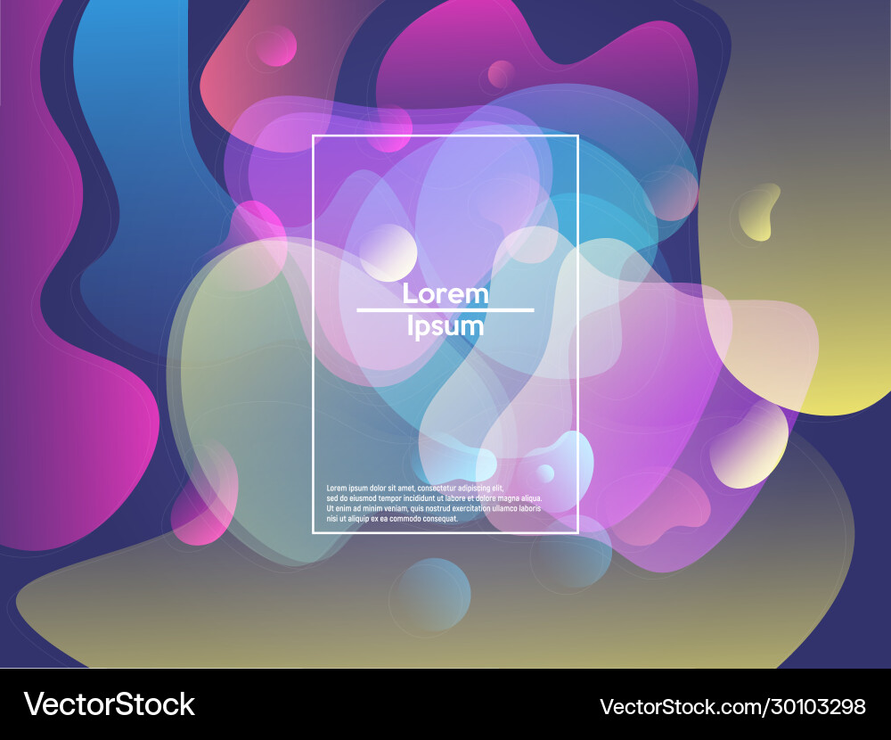 Modern style abstraction with composition made vector image