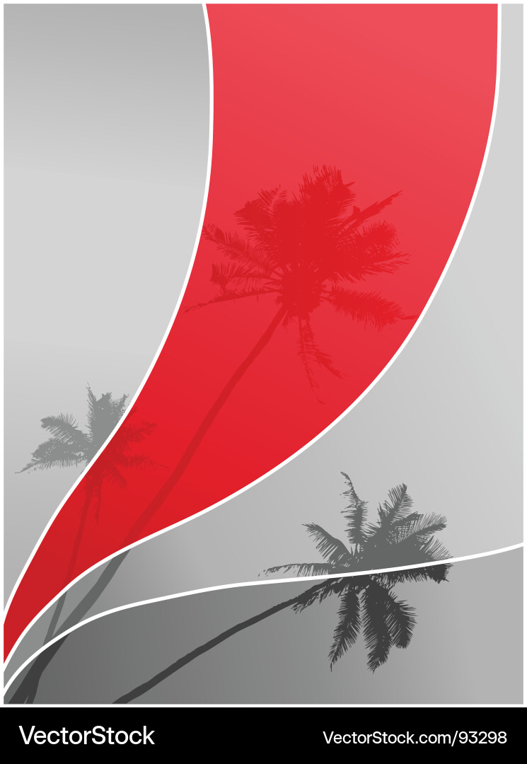 Palm trees Vector Image