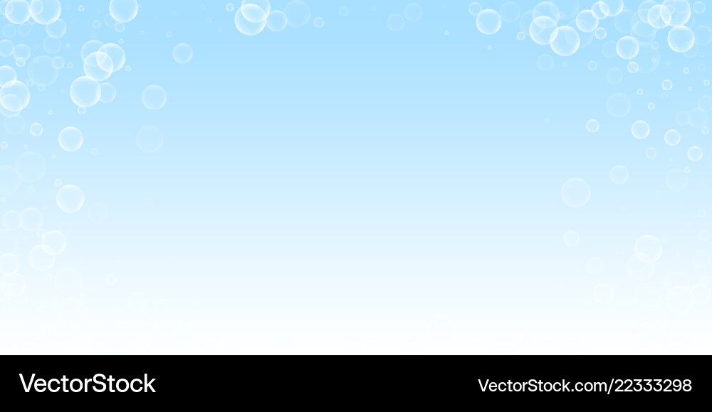 Random soap bubbles abstract background blowing b Random soap bubbles abstract background blowing b vector image
