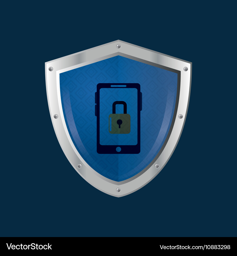 Virtual security system icons image Vector Image
