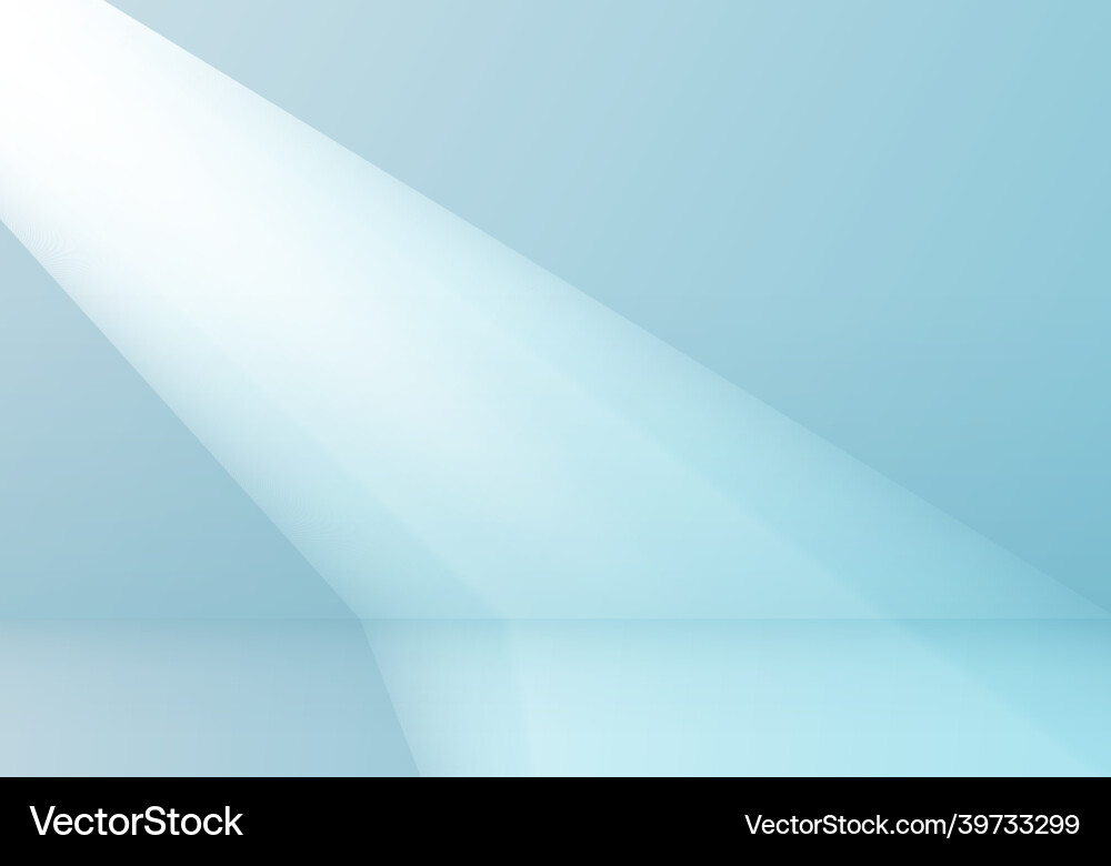 3d empty studio room with light shines from 3d empty studio room with light shines from vector image