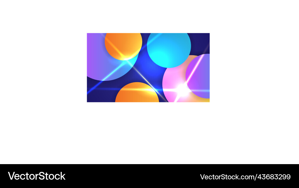Abstract colorful circle background with color Vector Image