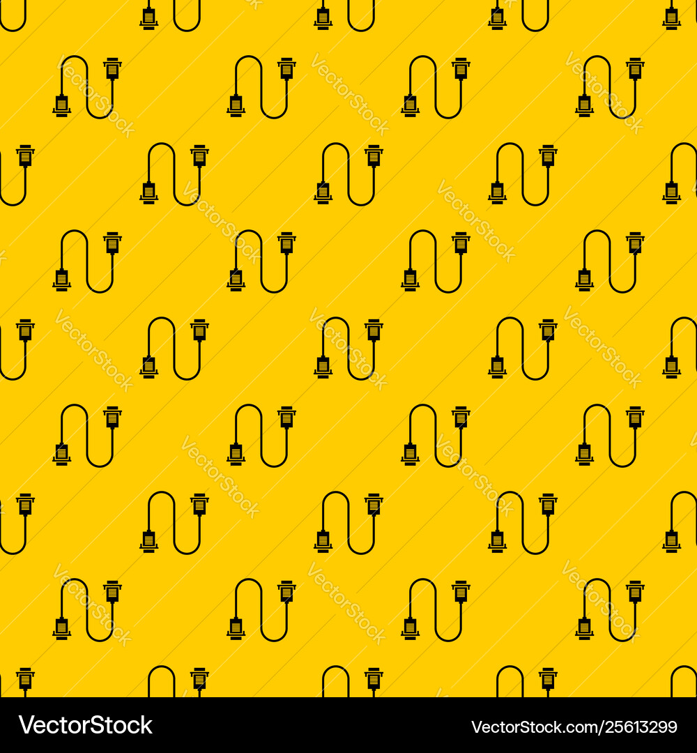 Cable wire computer pattern Cable wire computer pattern vector image