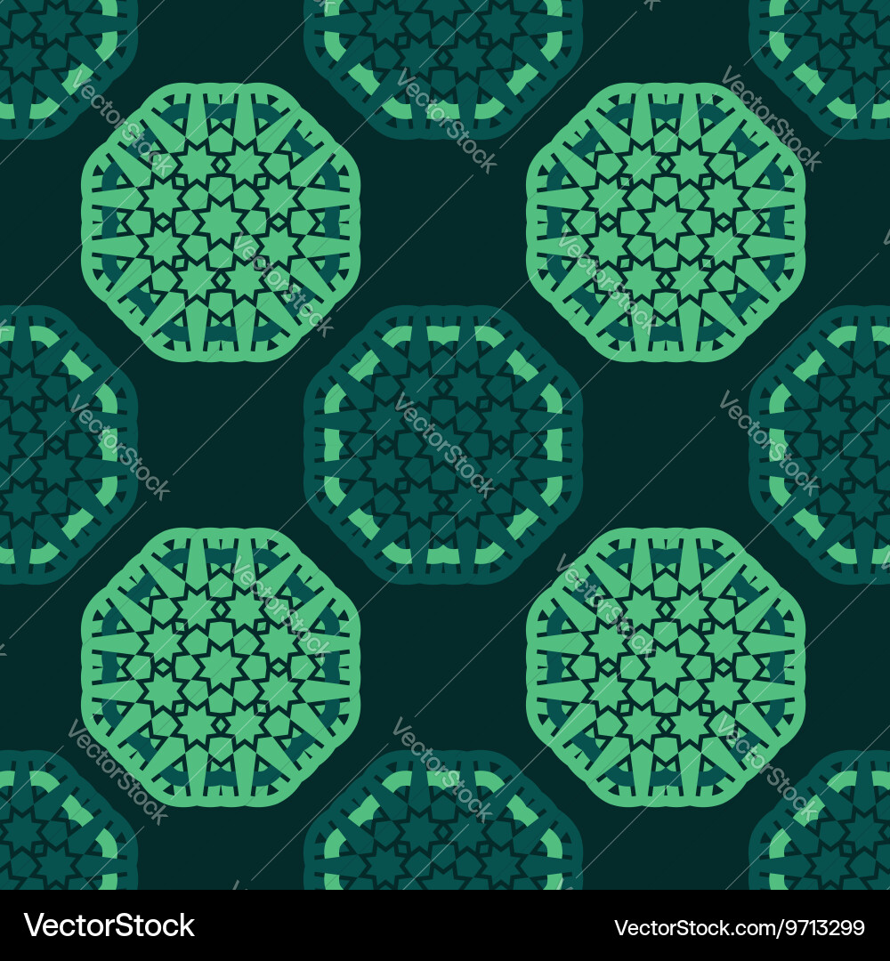 Octagon seamless pattern Vector Image