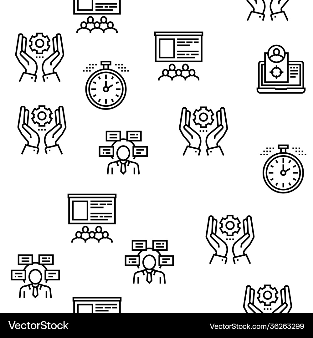 Project development seamless pattern Project development seamless pattern Vector Image