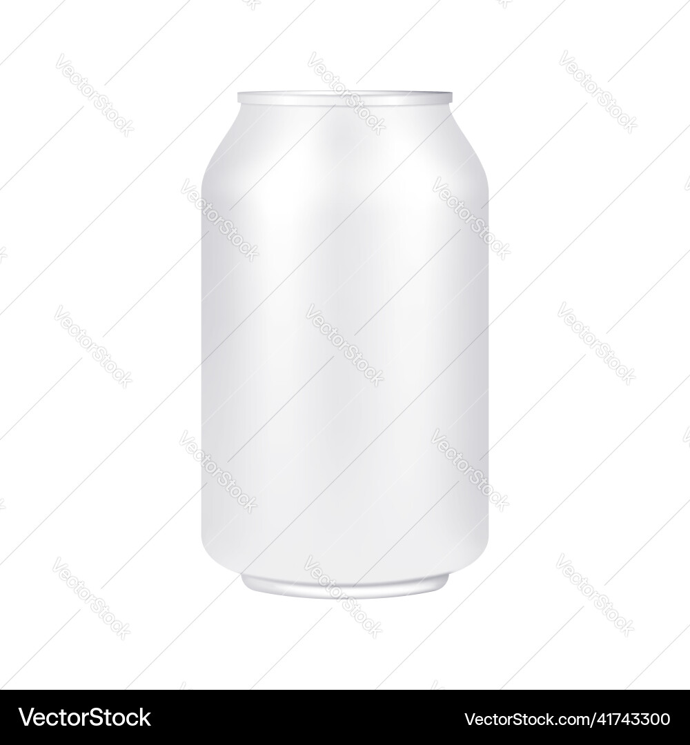 Can in mesh gradient style editable color Can in mesh gradient style editable color vector image
