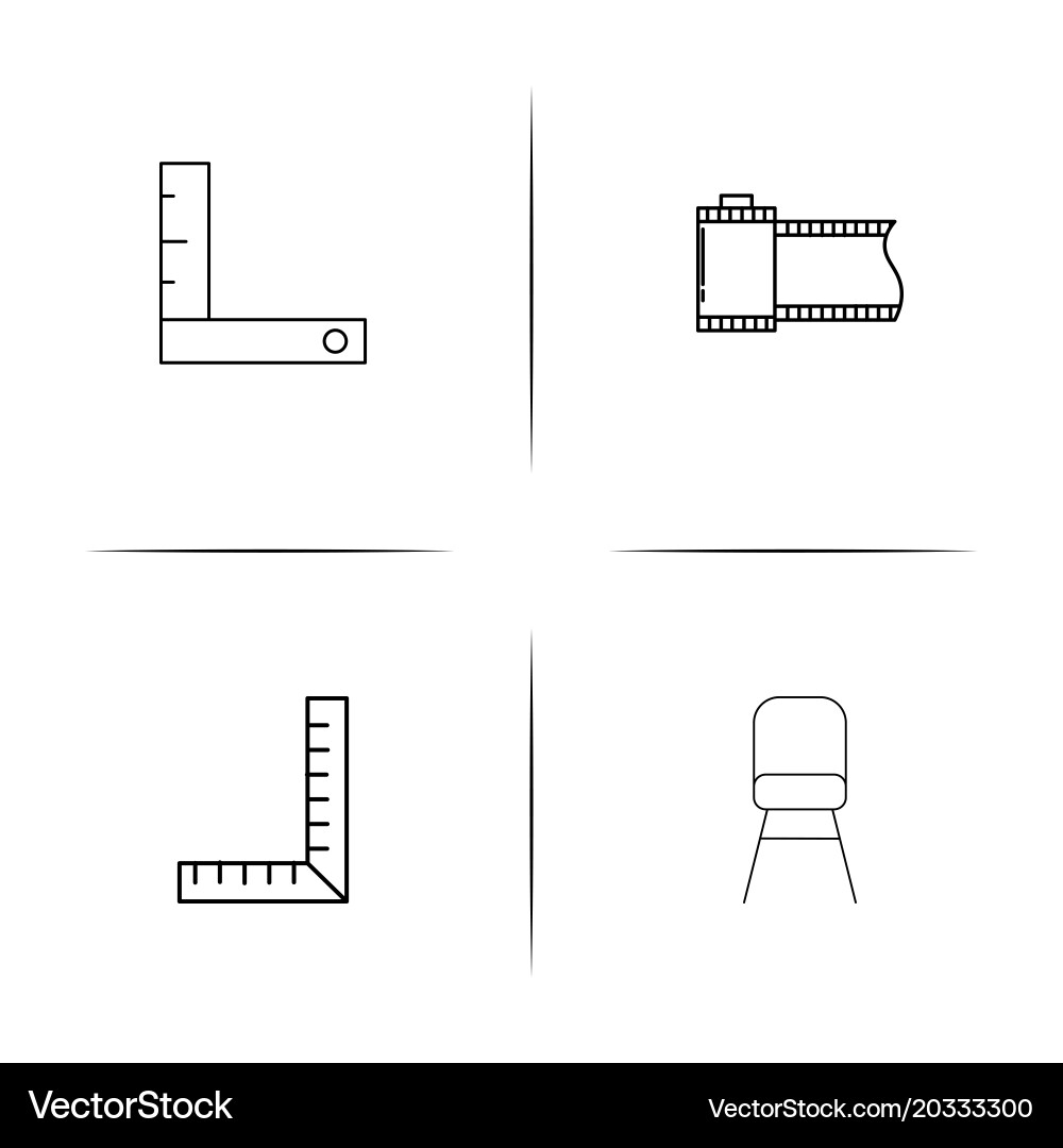 Creative process and design simple linear icon vector image