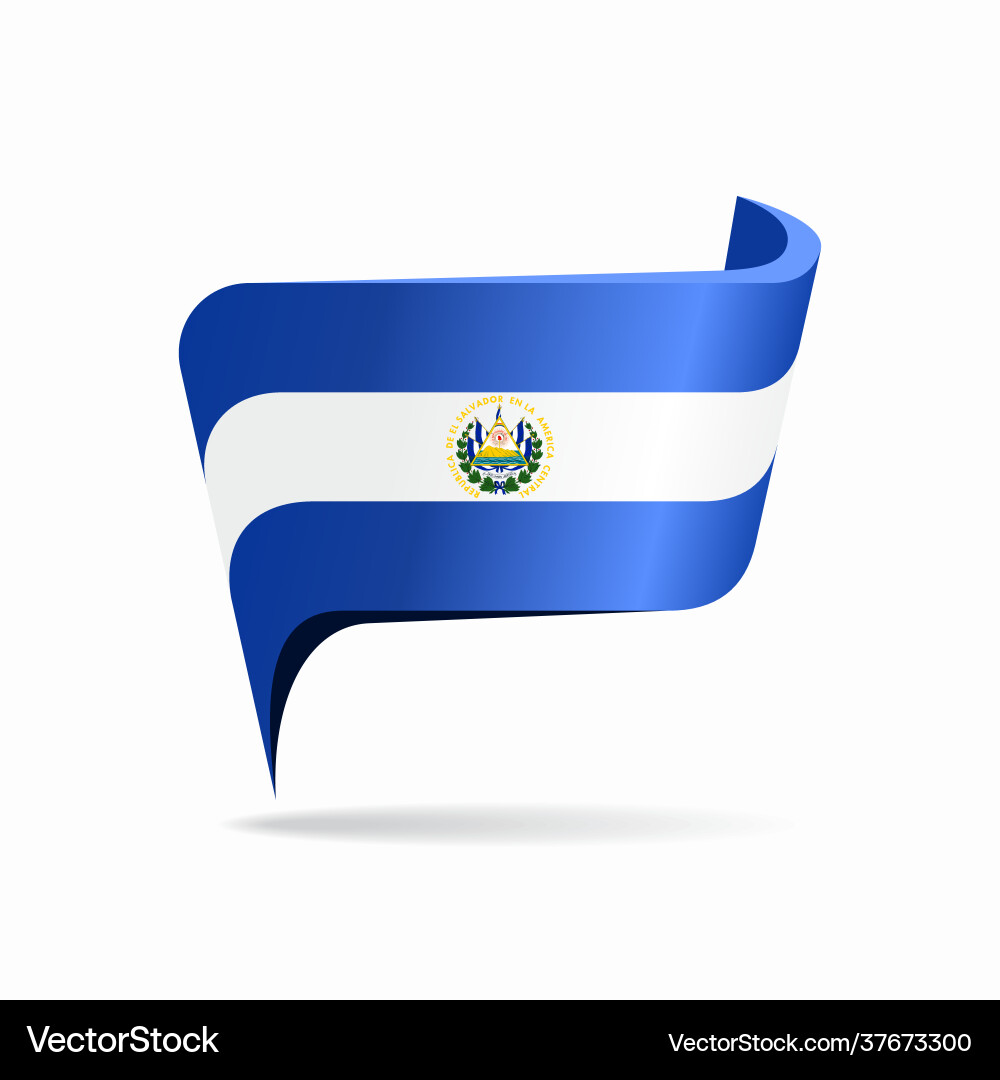 El salvadoran flag map pointer layout El salvadoran flag map pointer layout vector image