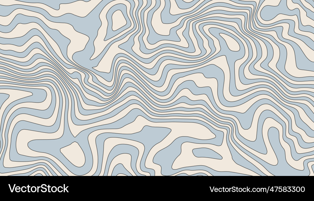 Groovy abstract horizontal background with beige Groovy abstract horizontal background with beige vector image