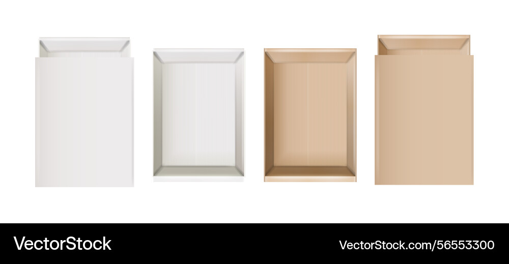 Matchbox empty package for match sticks in top Vector Image