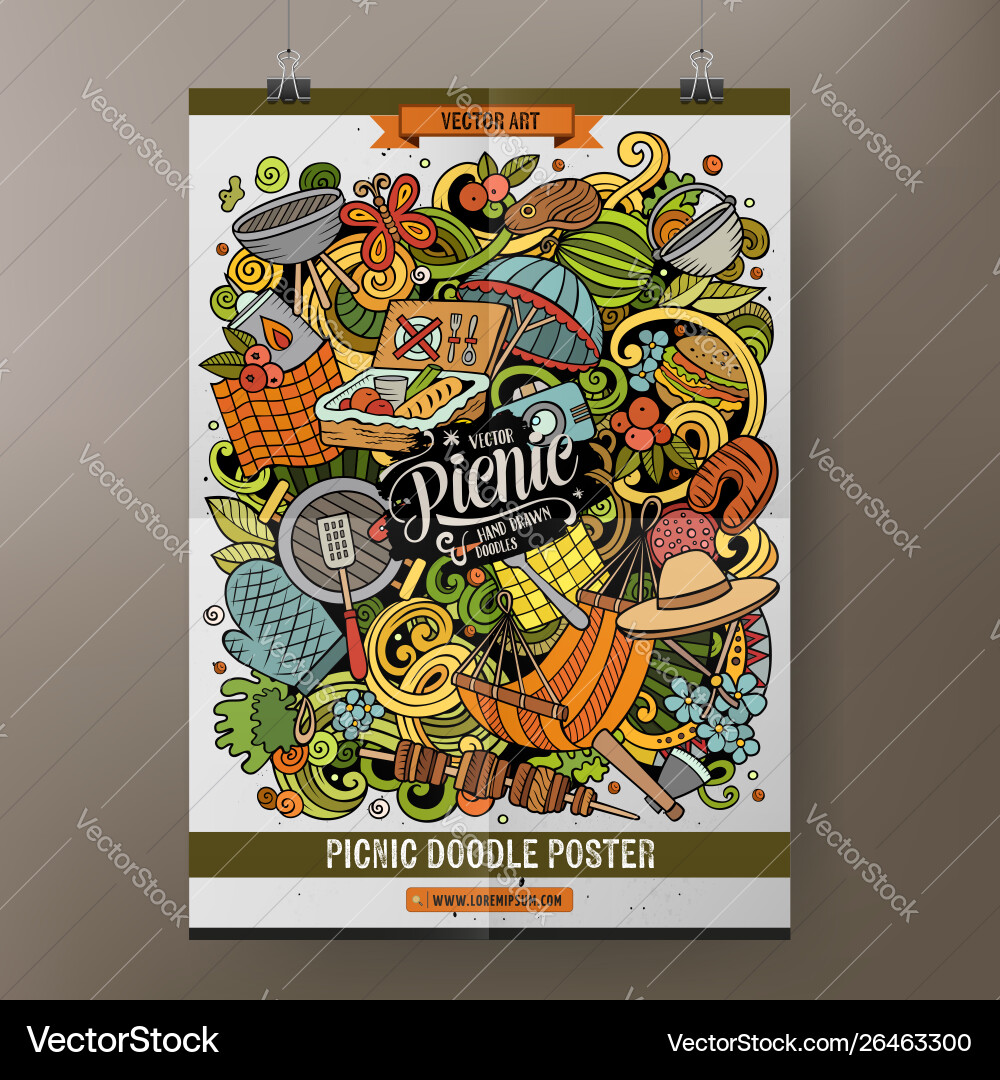Picnic bbq objects and elements Picnic bbq objects and elements Vector Image