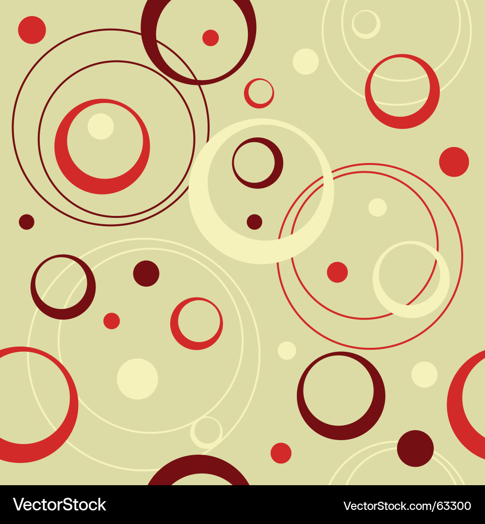 Retro Circle Pattern vector image