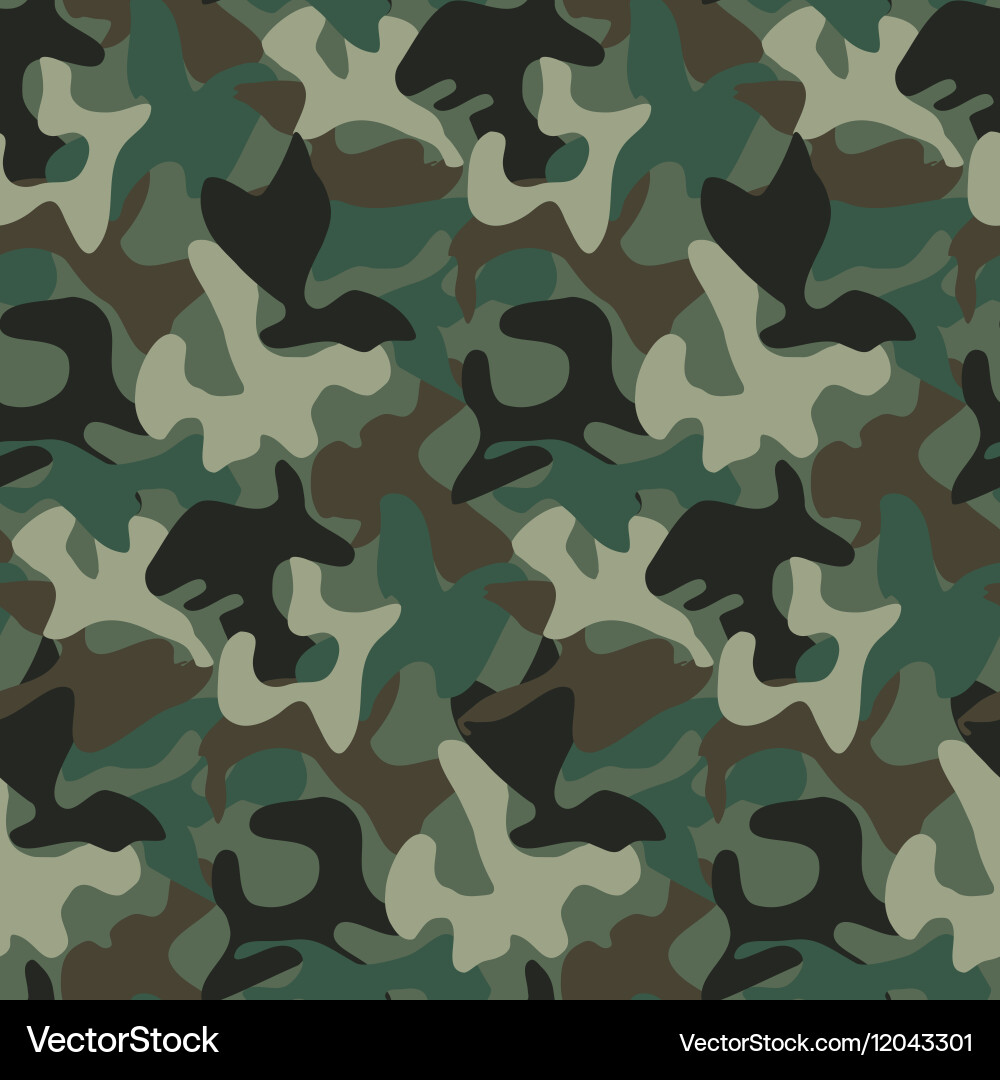 Abstract Camo Splash Pattern vector image