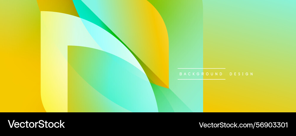 Abstract gradient shapes overlap creating vibrant Abstract gradient shapes overlap creating vibrant vector image