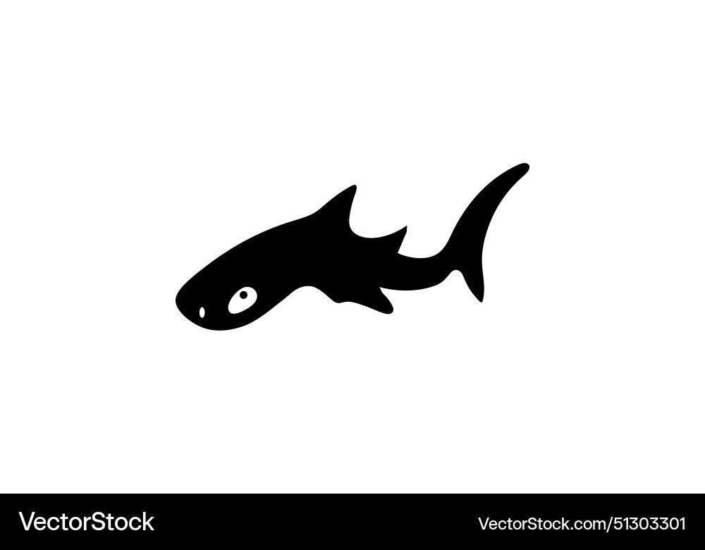 Angelshark minimal style icon design Angelshark minimal style icon design vector image