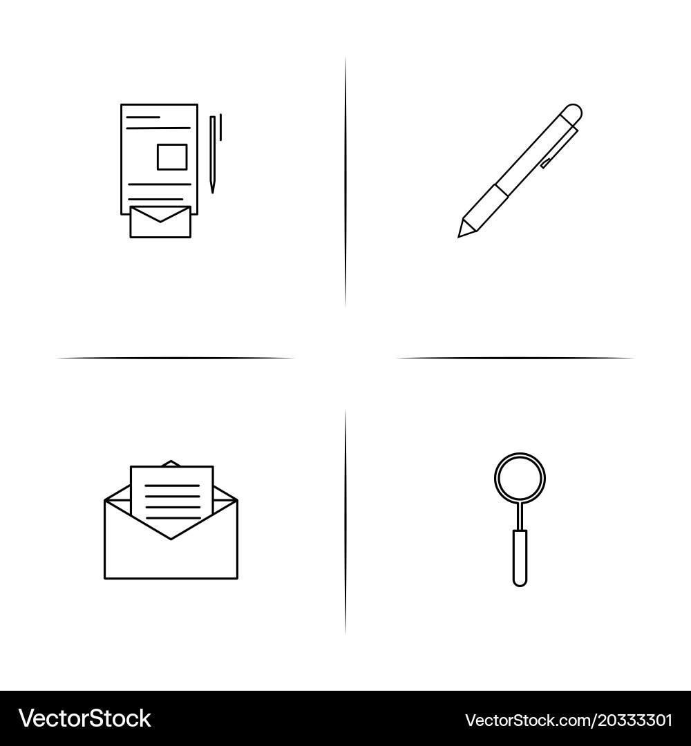 Creative process and design simple linear icon vector image
