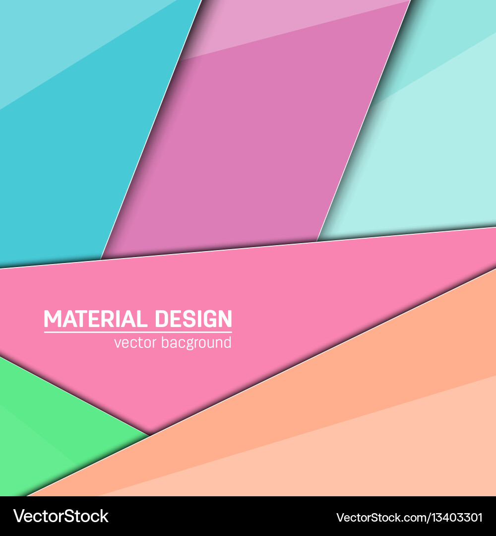 Material design background abstract Vector Image