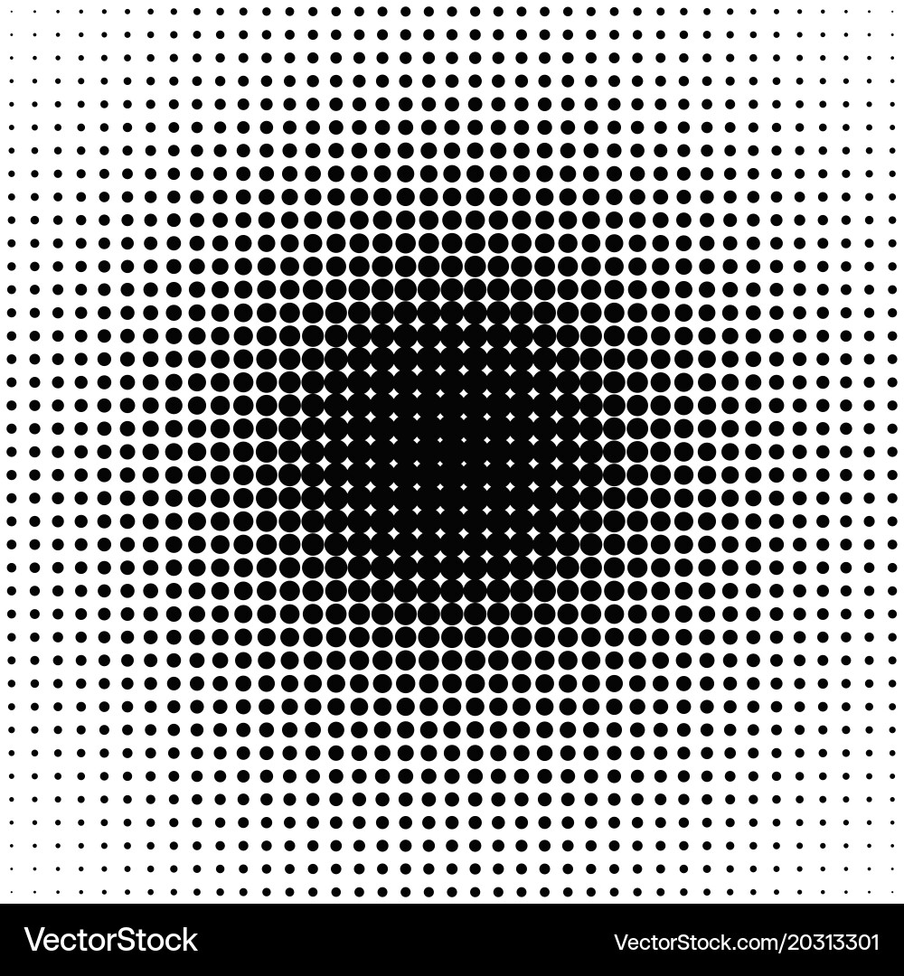 Retro abstract halftone dot pattern background vector image