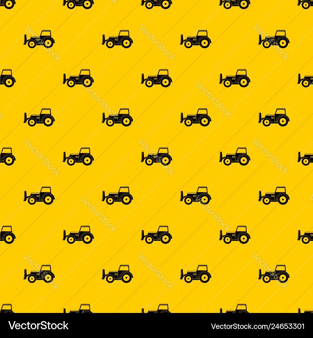 Skid Steer Loader Pattern vector image
