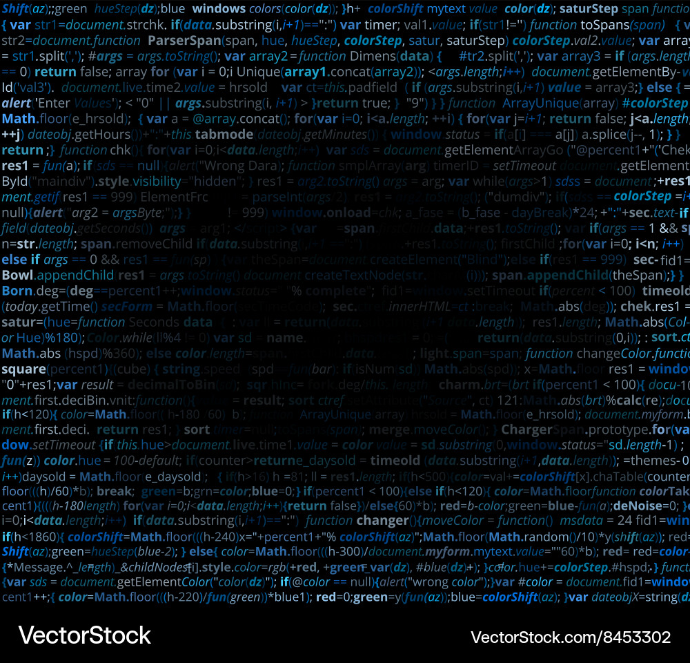 Code Gradient Background Vector Image