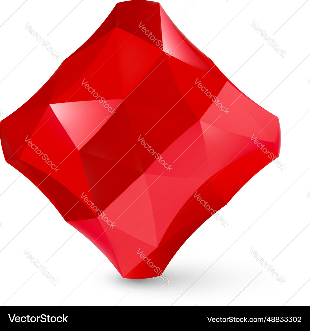 Low poly object Low poly object vector image