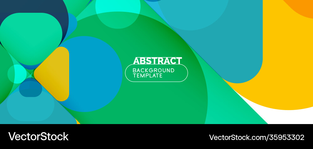 Modern geometric round shapes and dynamic lines Modern geometric round shapes and dynamic lines Vector Image