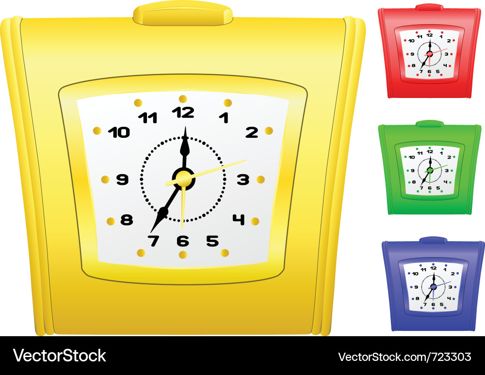 Alarm clock Vector Image