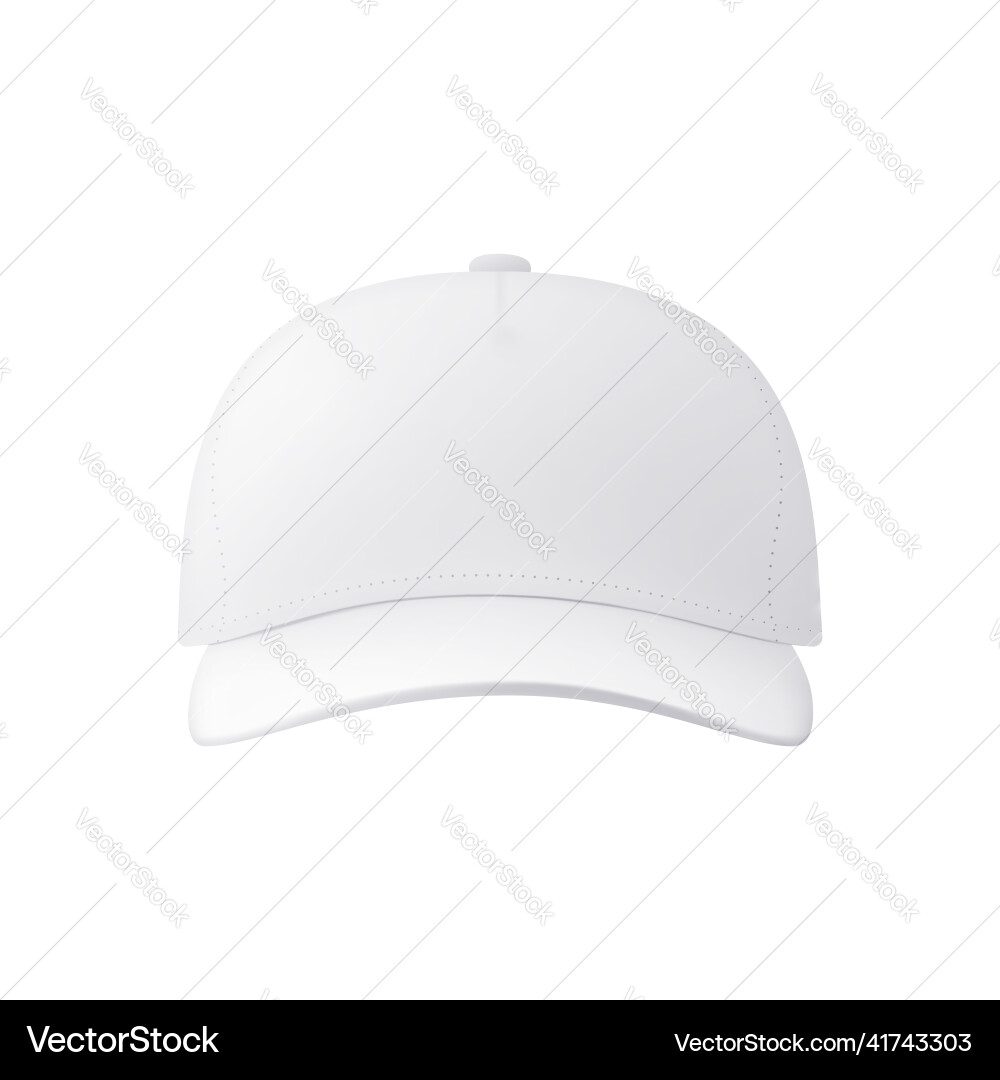 Cap in mesh gradient style editable color vector image