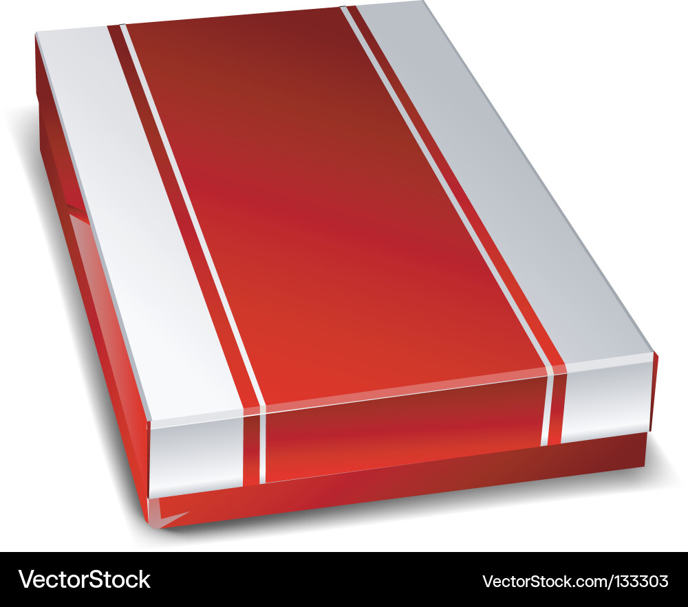 Closed box Vector Image