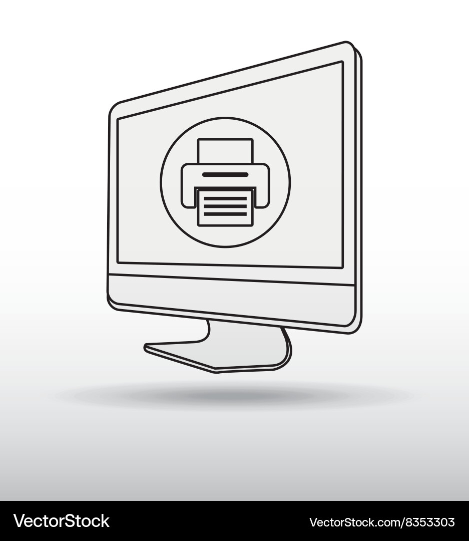 Computer technology design Vector Image