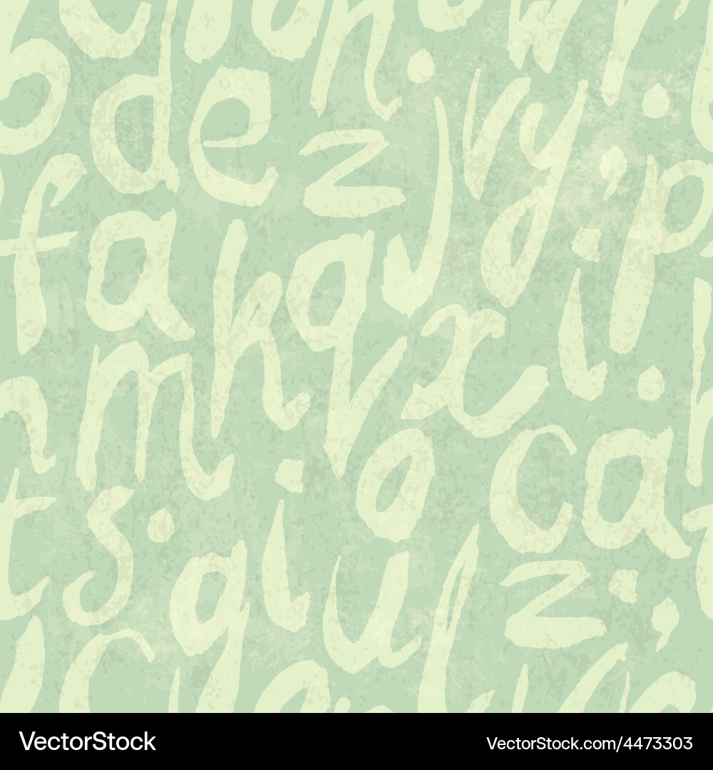 Delicate Alphabet Pattern vector image