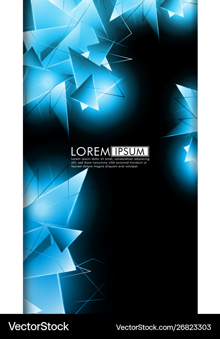 Vertical triangle background abstract composition Vertical triangle background abstract composition Vector Image
