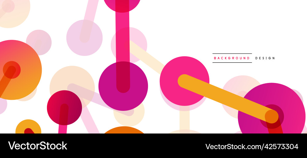Abstract background round dots connected by lines Abstract background round dots connected by lines vector image
