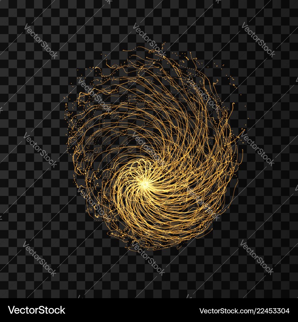 Array with dynamic particles 3d design Array with dynamic particles 3d design vector image