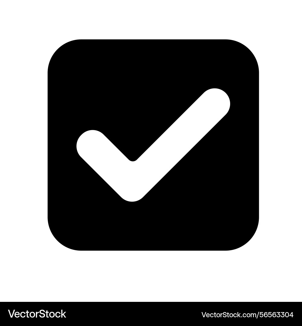 Check mark Vector Image