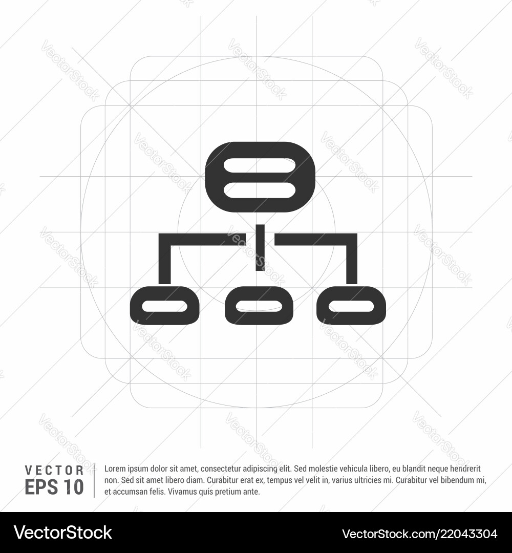 Computer network icon Vector Image