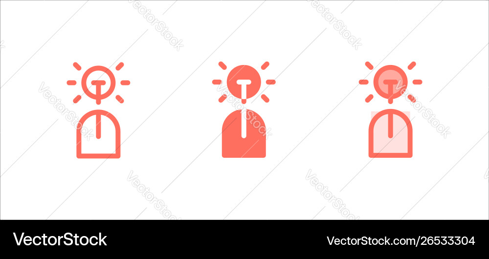 Creative icon on white background for web ui apps Vector Image