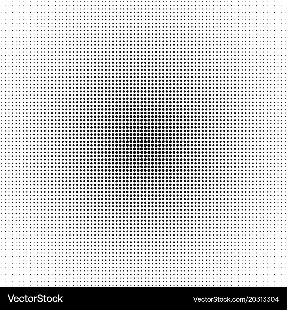 Geometrical abstract halftone circle pattern vector image