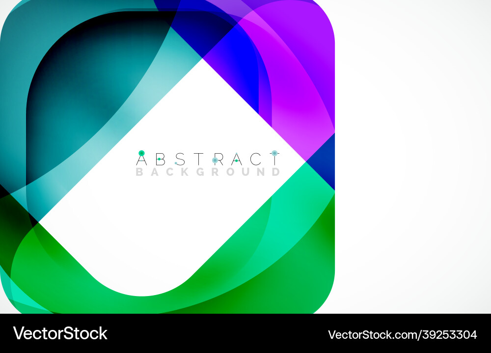 Minimal background abstract square shape vector image