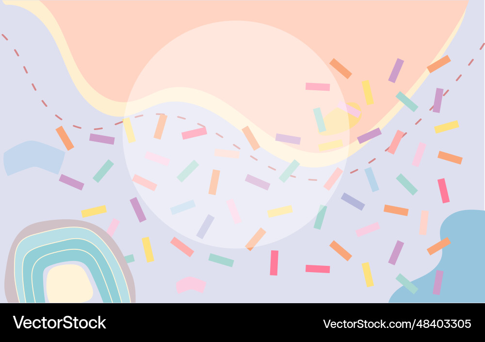 Abstract background circle line round and free Vector Image