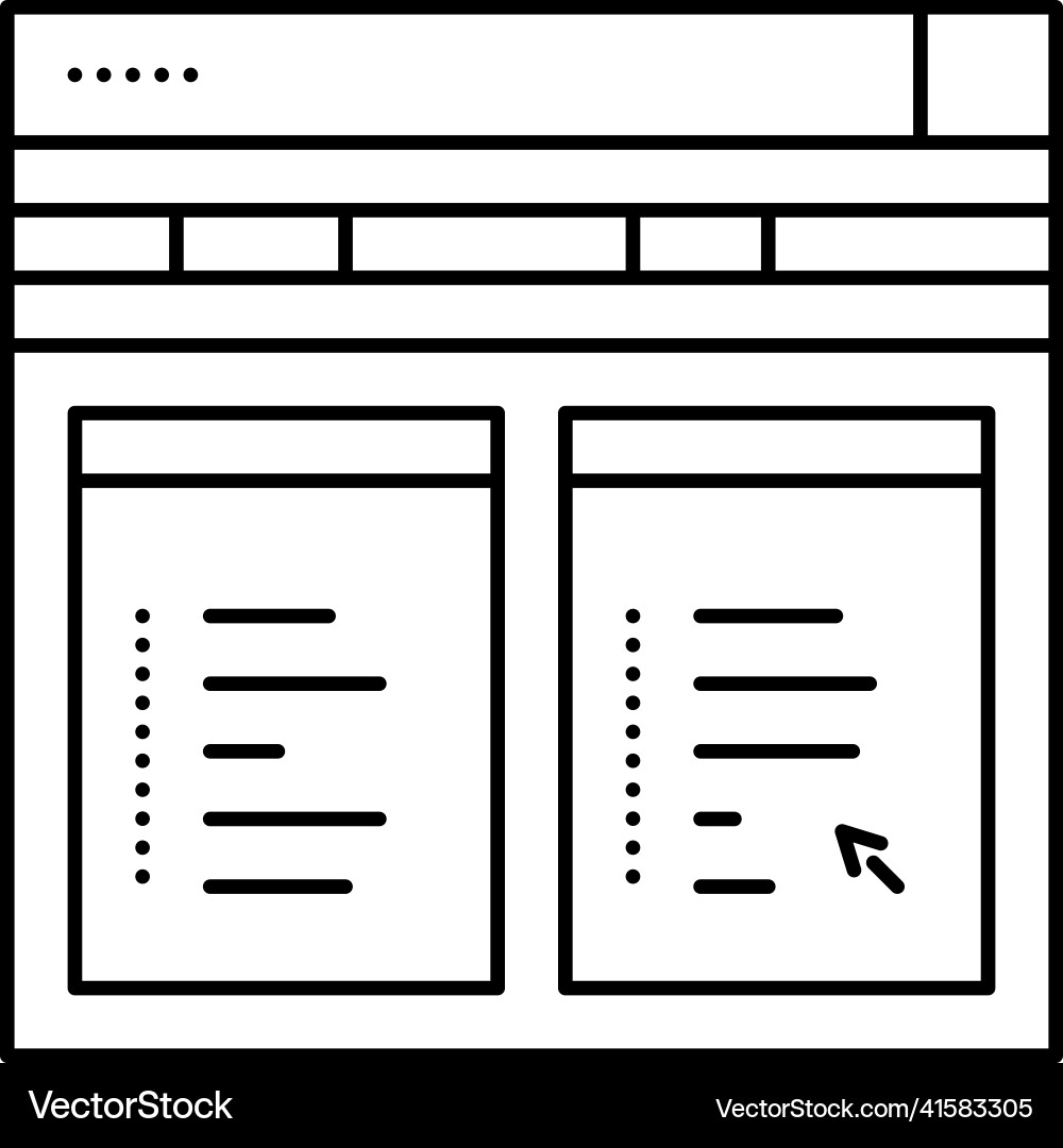 Internet file hosting line icon Internet file hosting line icon vector image