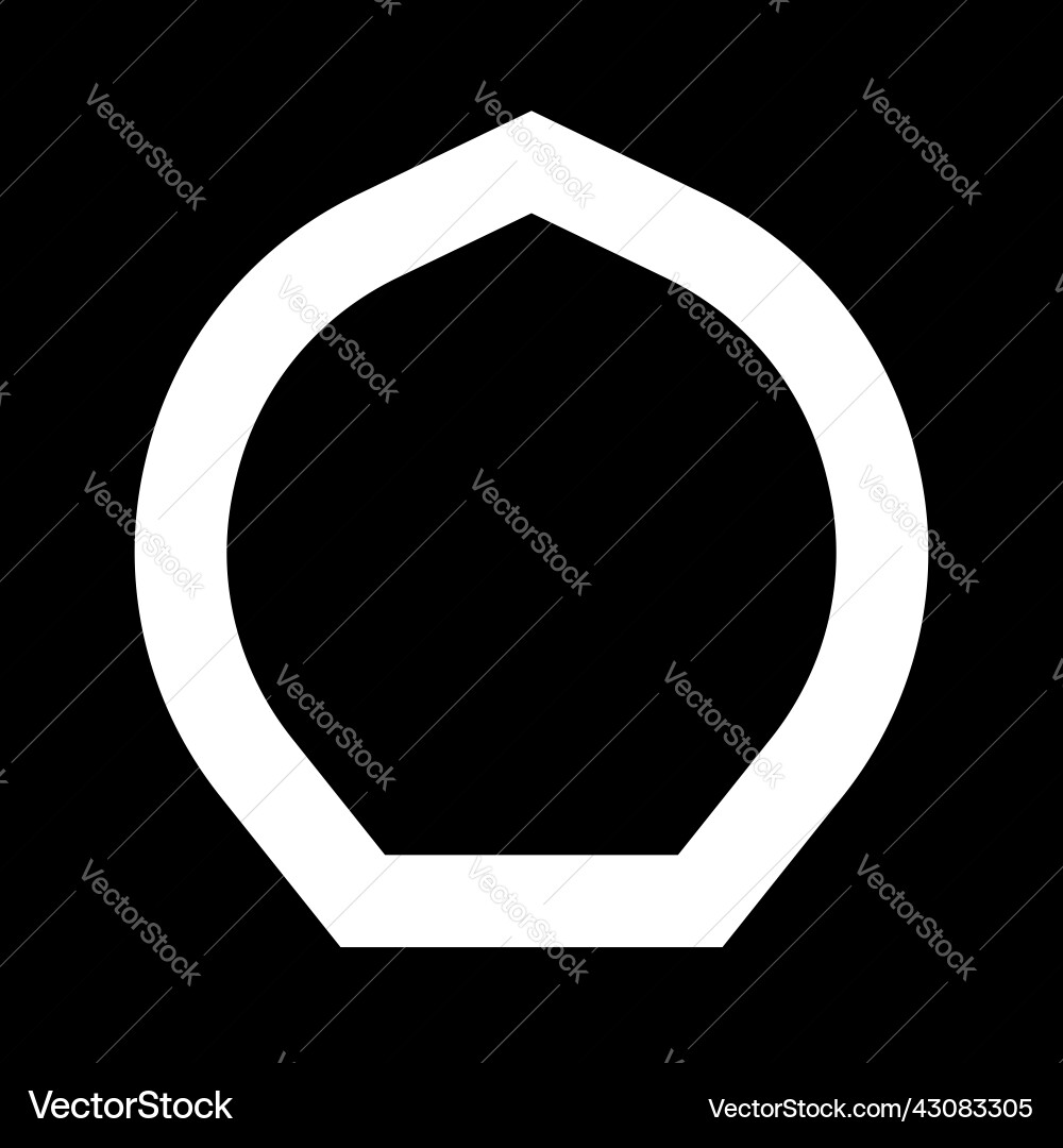 Polygon shape element with rounded corners Polygon shape element with rounded corners Vector Image