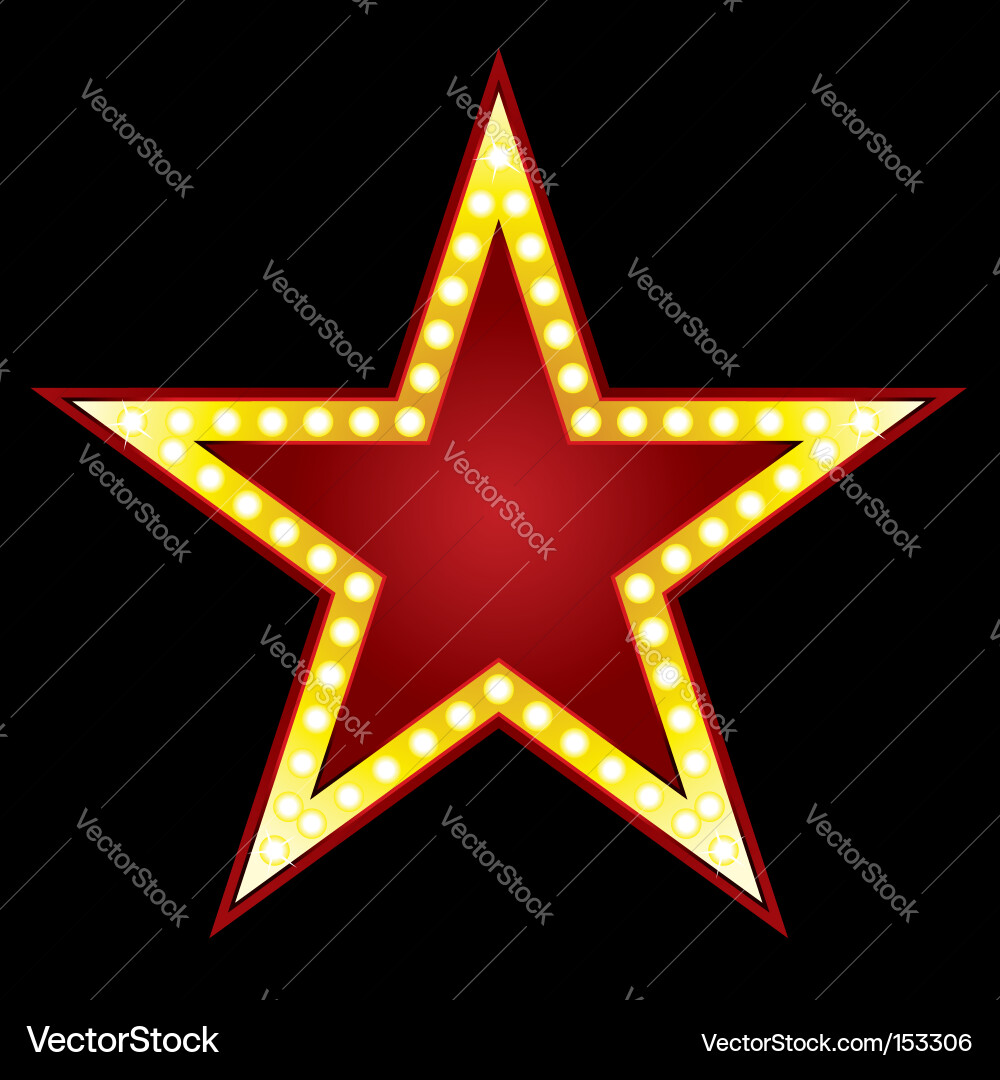 Big star Royalty Free Vector Image - VectorStock