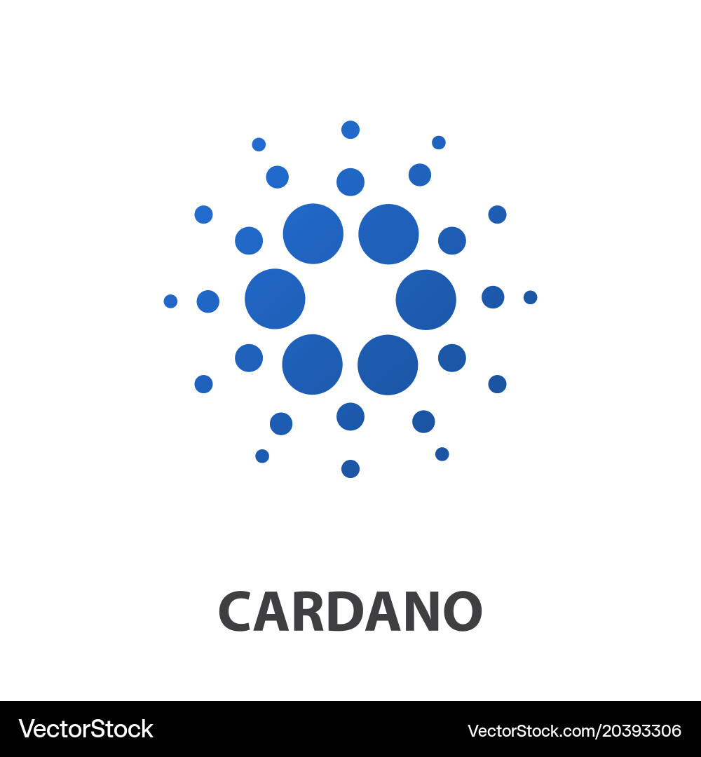 Cardano Cryptocurrency Icon – Royalty-Free Vector | VectorStock