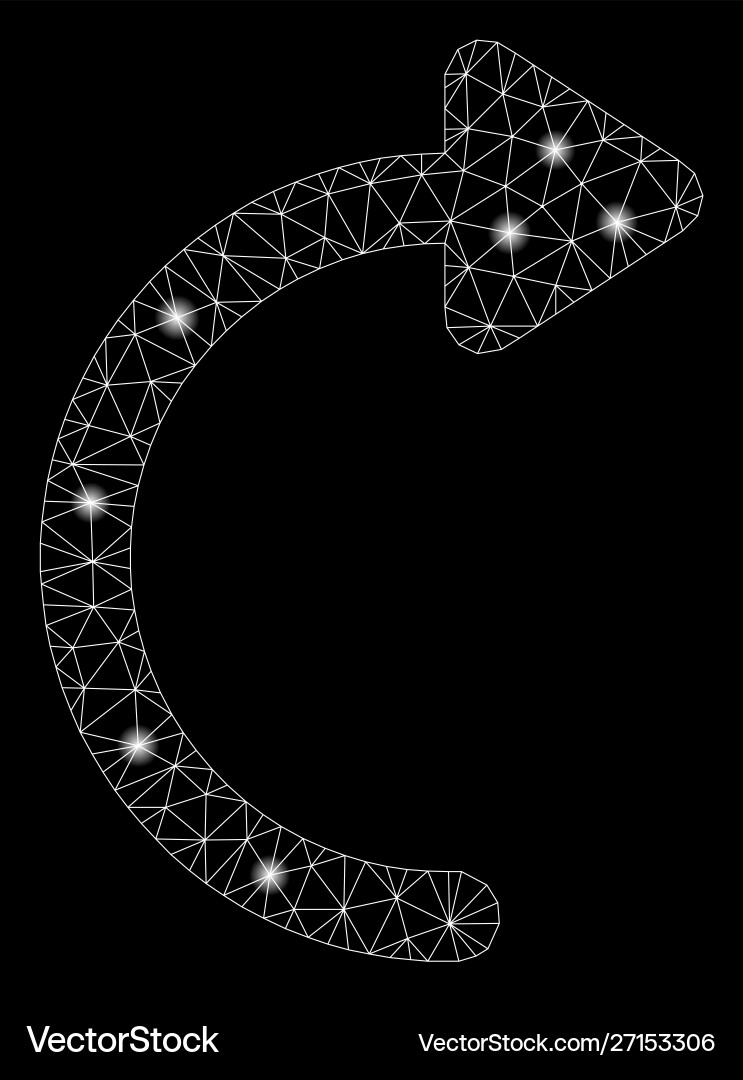 Flare mesh 2d rotate cw with spots Flare mesh 2d rotate cw with spots vector image