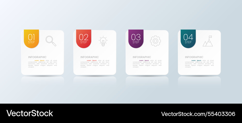 Infographic element design template Infographic element design template vector image