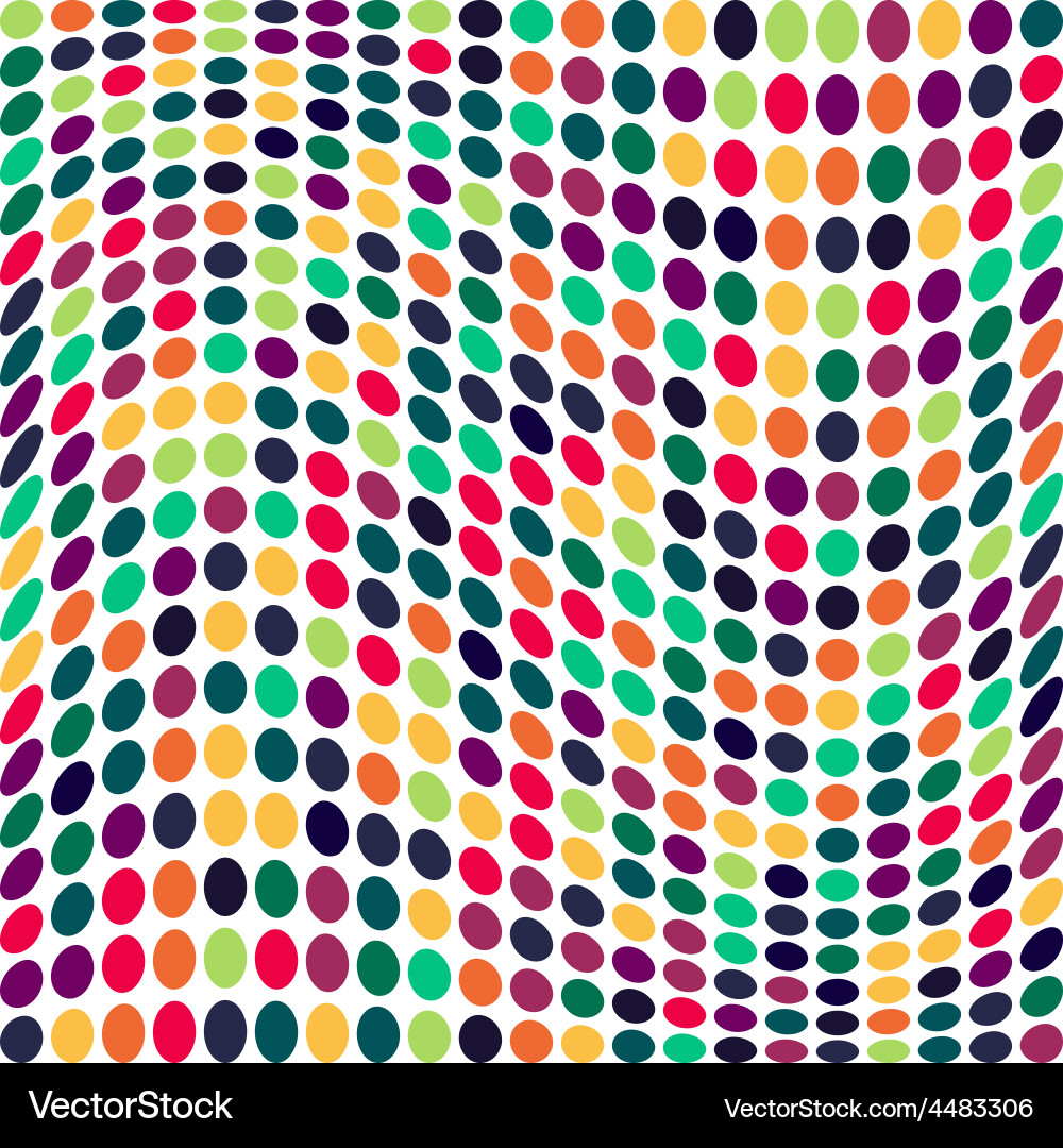 Seamless geometric pattern vertical wavy dots Vector Image