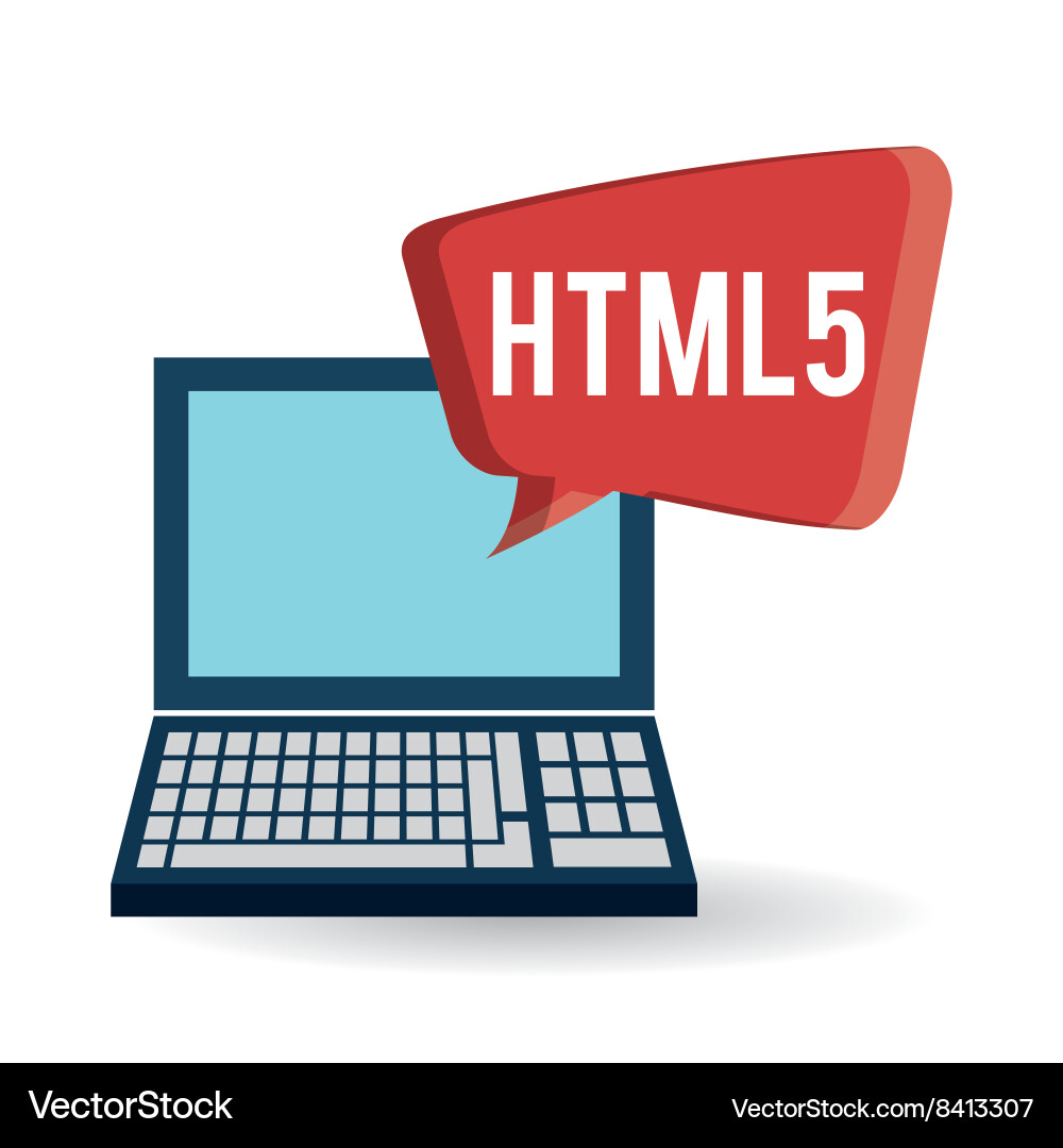 Responsive web design over white background Vector Image