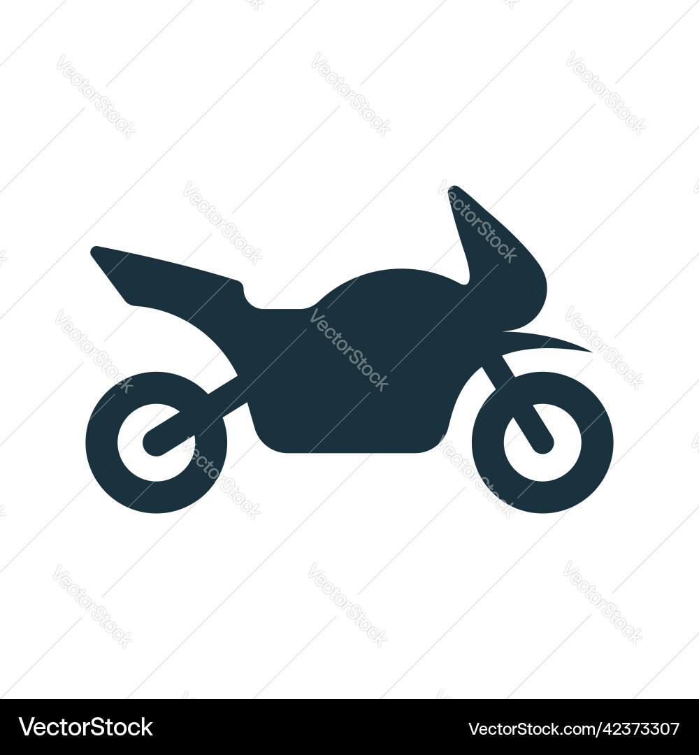 Schwarz Motorrad Silhouette Symbol Motorrad Schwarz Motorrad Silhouette Symbol Motorrad vektorbild
